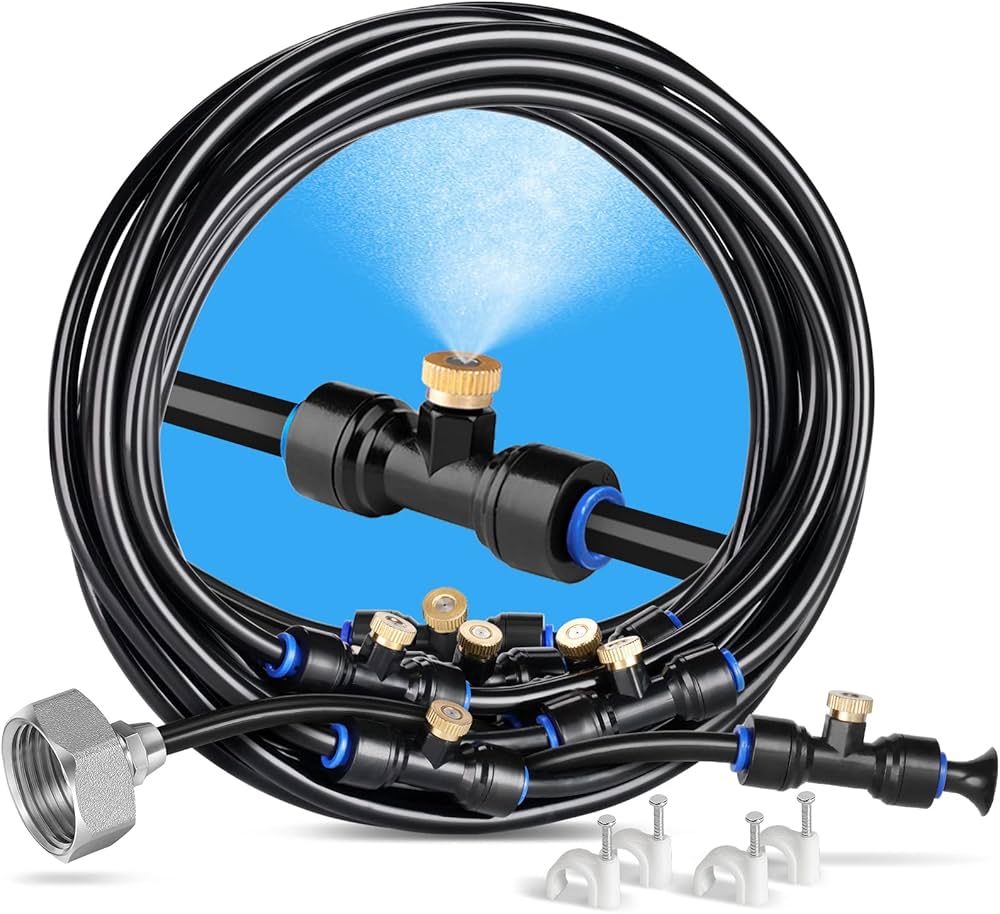 あじのみすと Amazon.co.jp: HOMENOTE ミスト冷却システム 26.2フィート (8m) ミスト